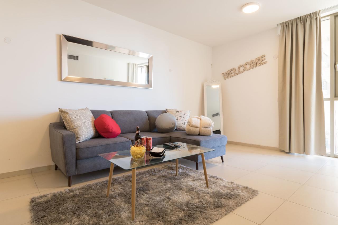 Luxury One-Bedroom Apartment/Parking In City Center Jérusalem Extérieur photo